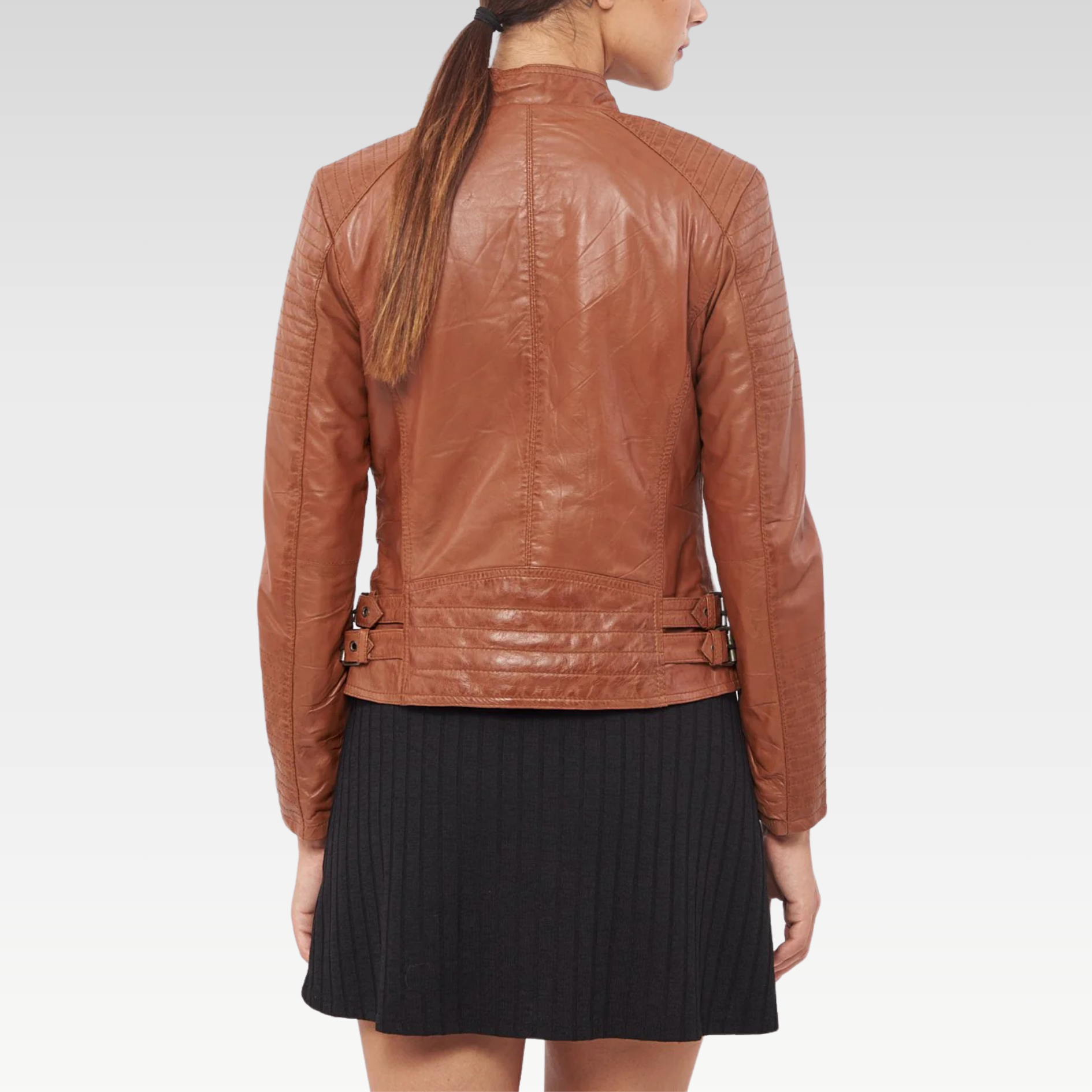 Moto Leather Jacket By Bovshe