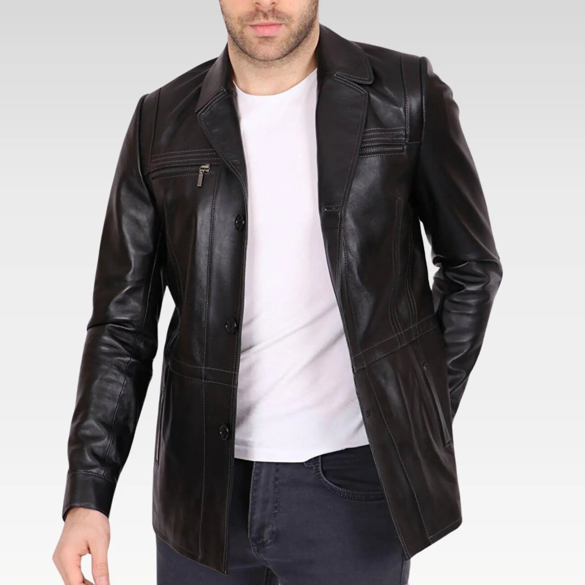 Radaron Leather Blazer