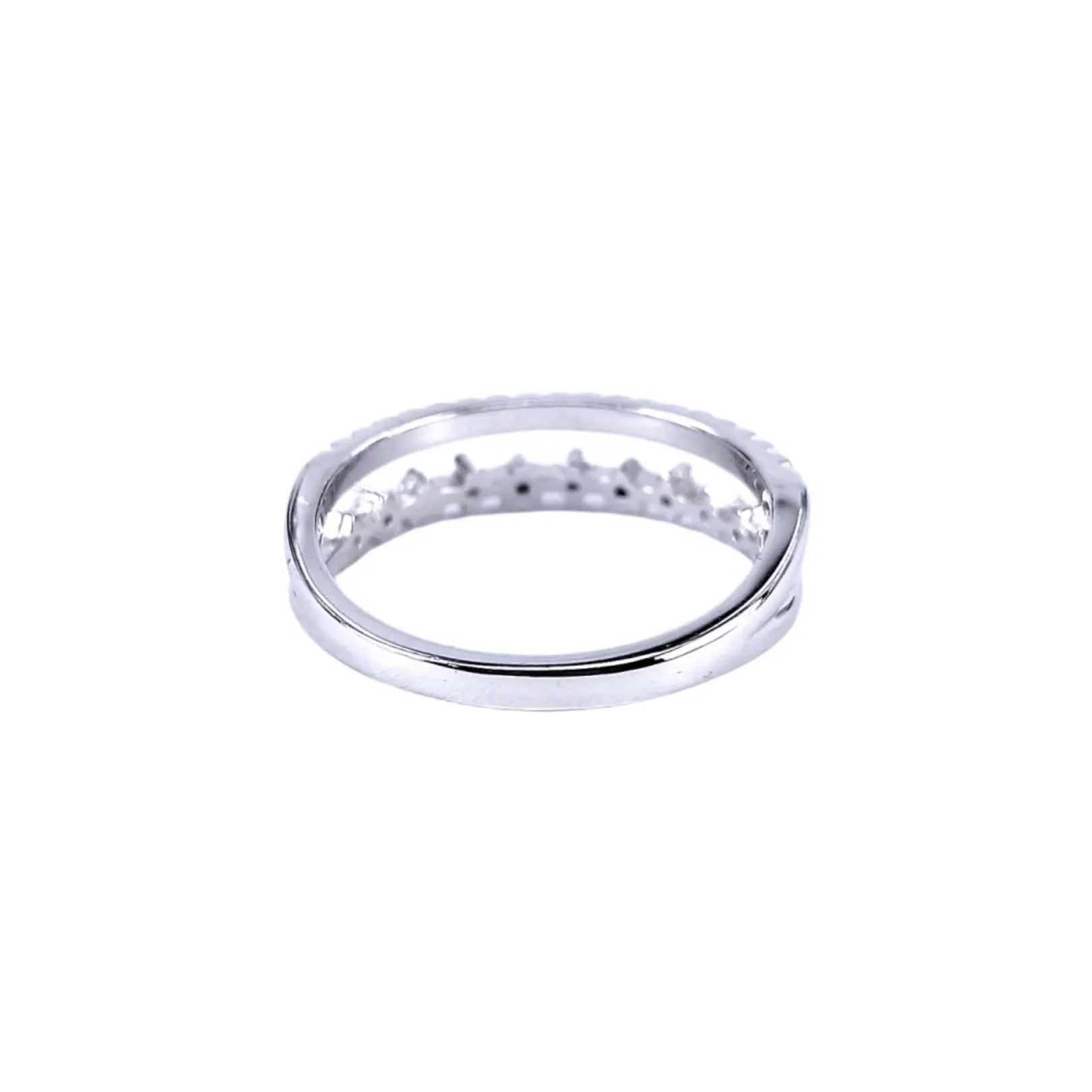 Star & Zirconia Two Line Band