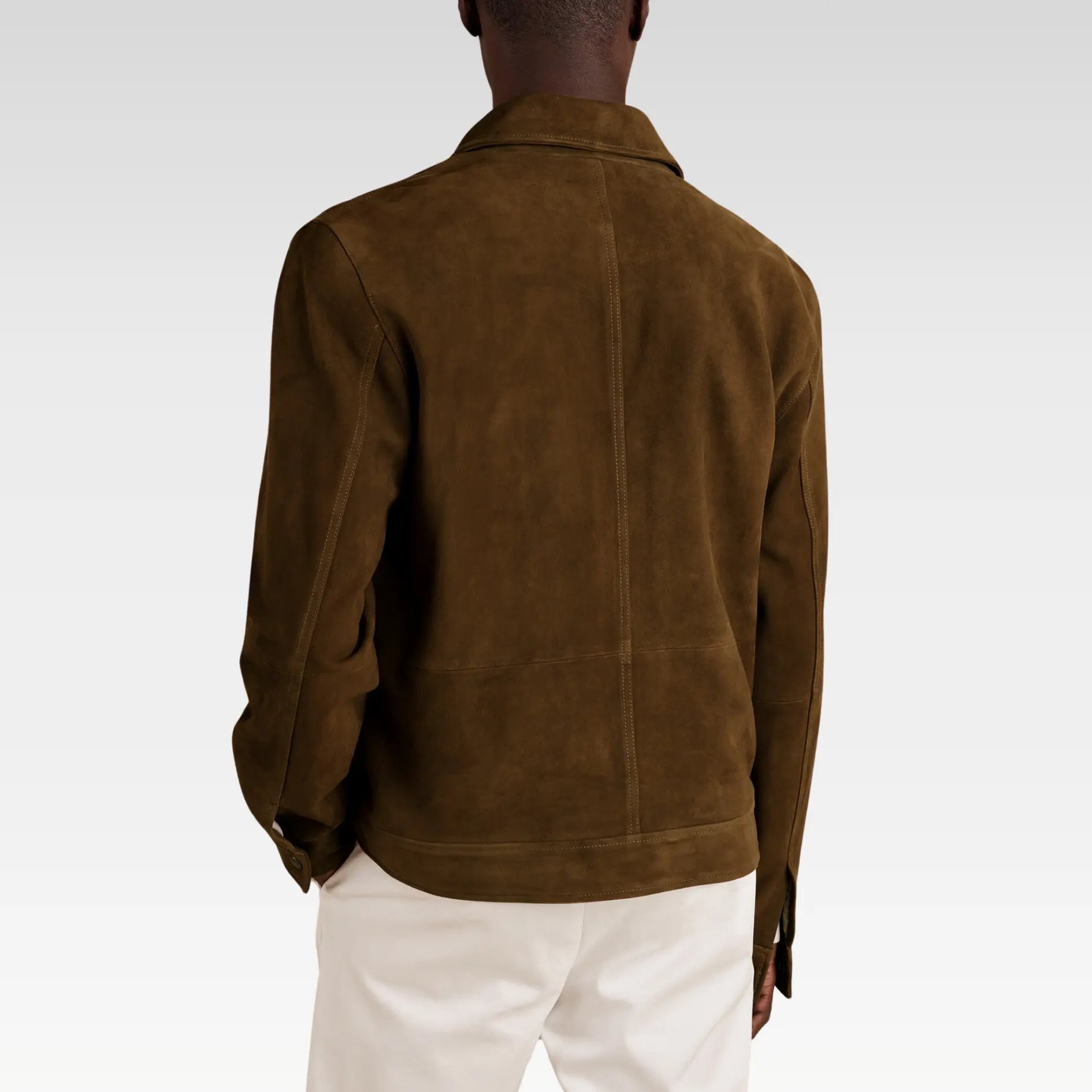 Suede Trucker Jacket