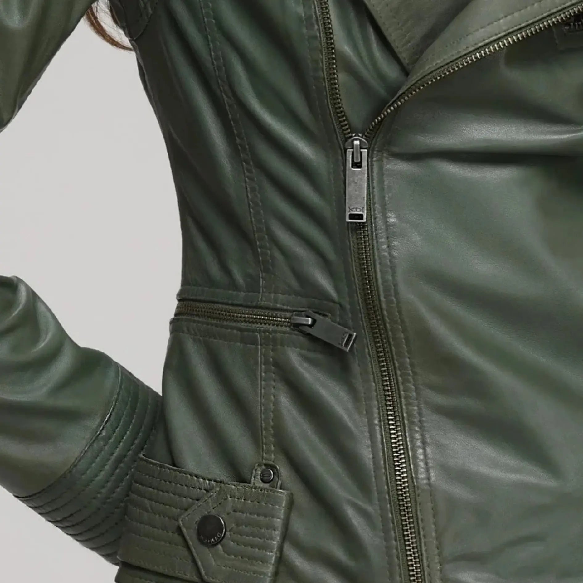 Tina Leather Moto Jacket