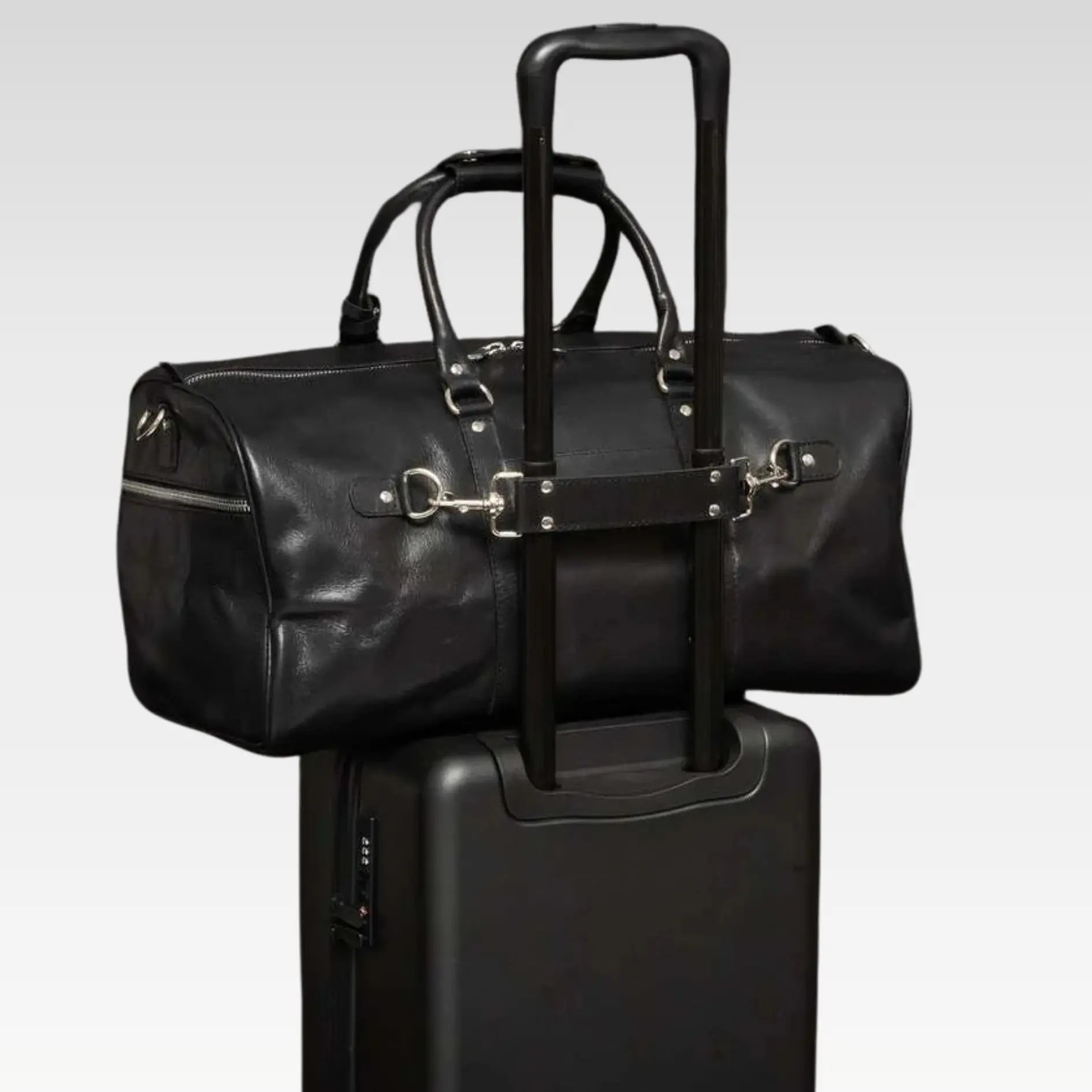 Traveler 45L Leather Duffle