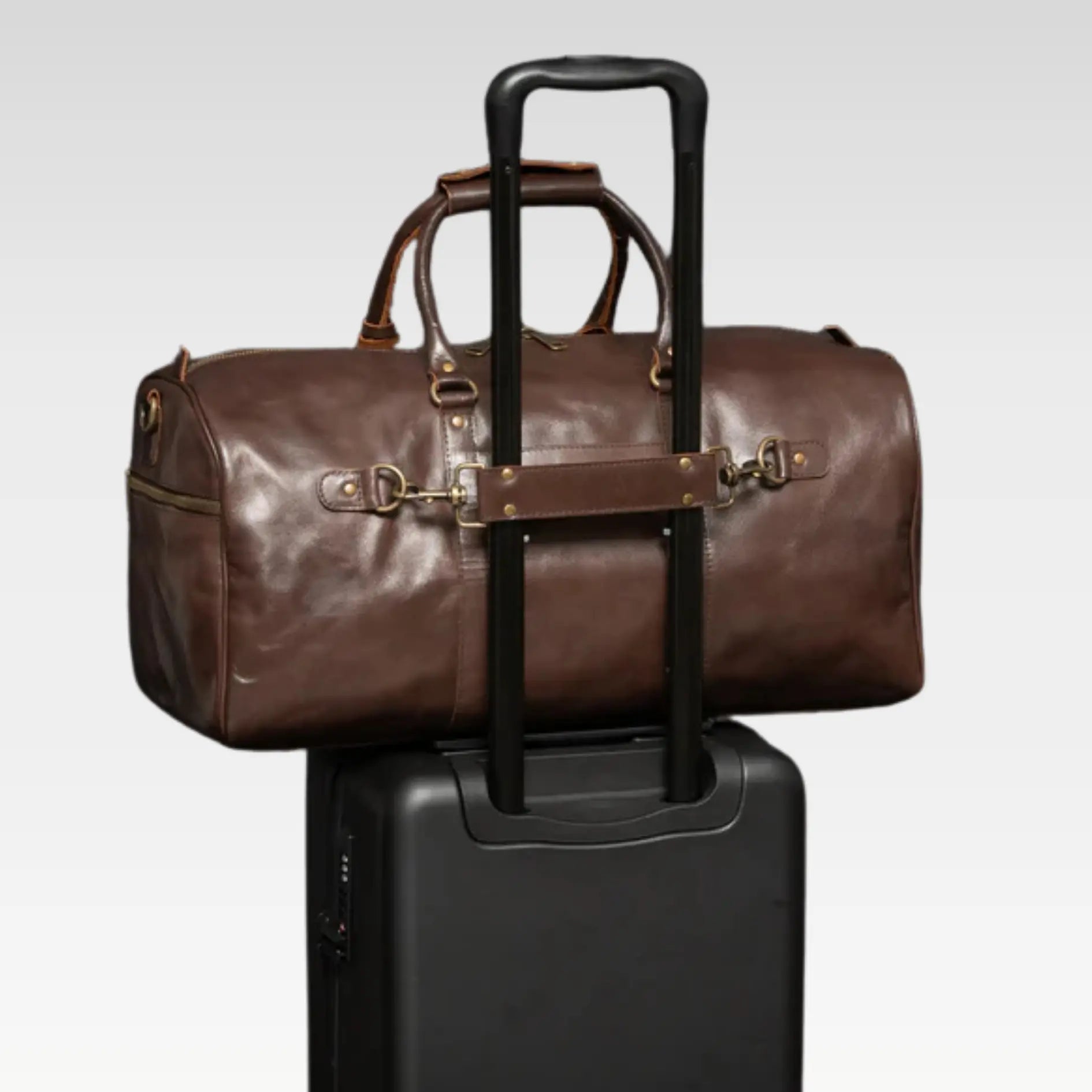 Traveler 45L Leather Duffle