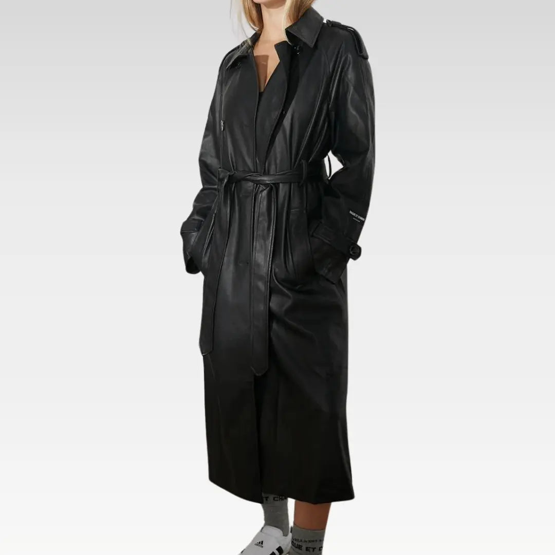 VAGUE THE LEATHER TRENCH