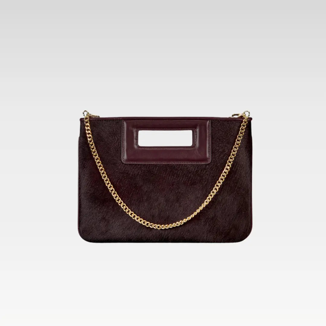 Willa Clutch - Smooth French Leather