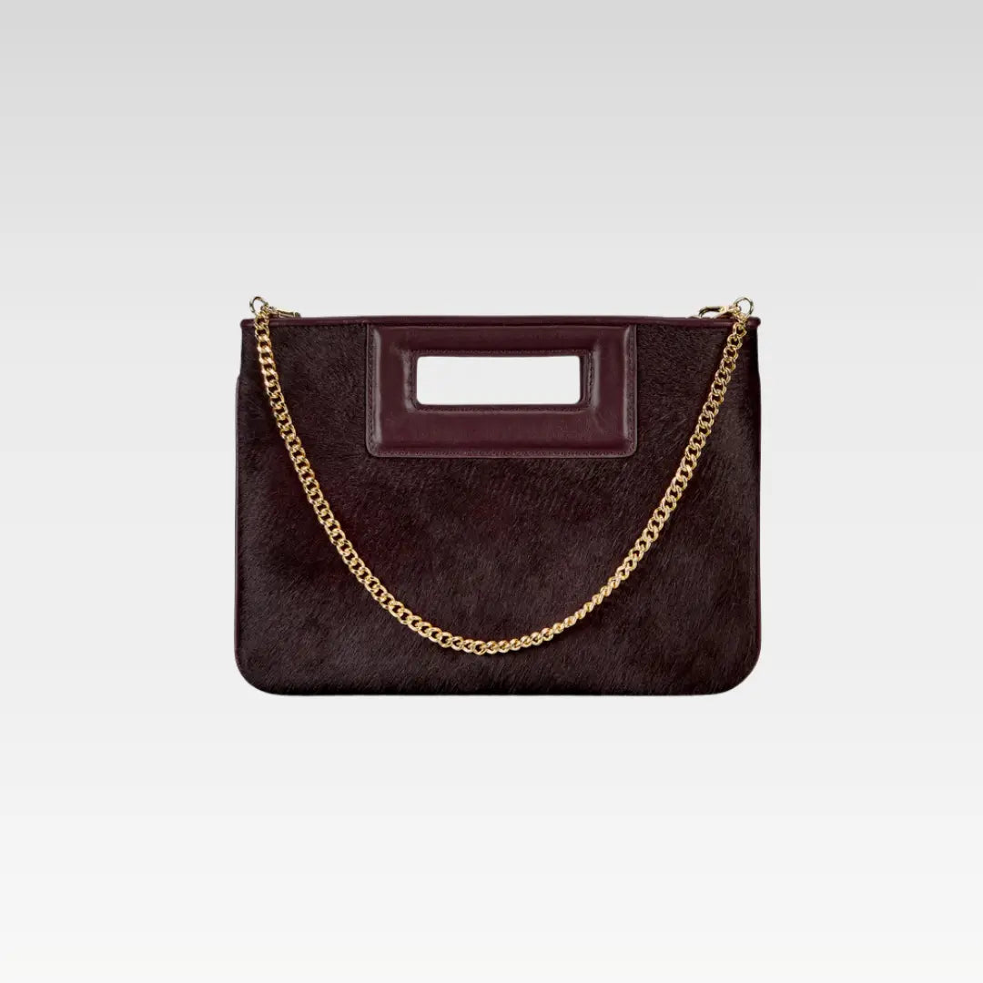 Willa Clutch - Smooth French Leather