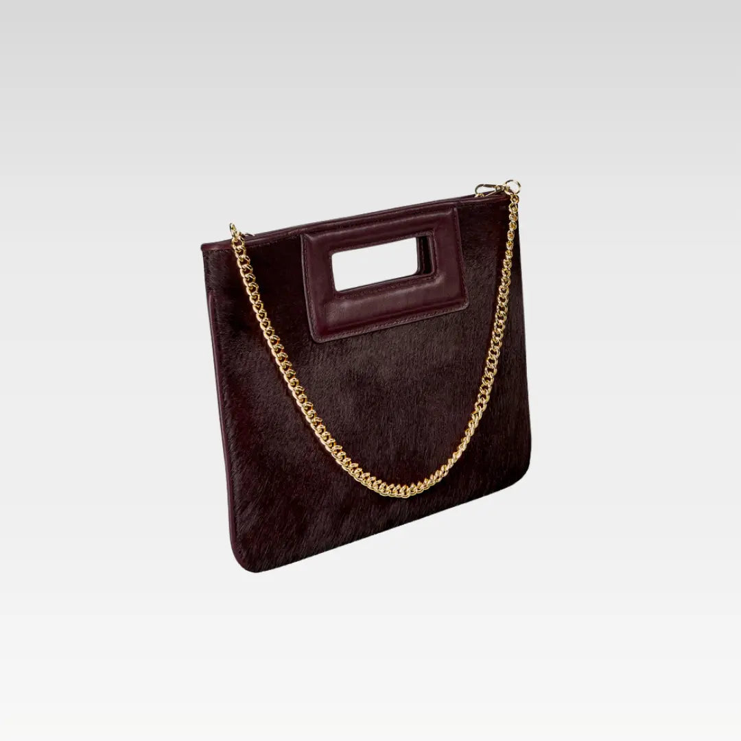 Willa Clutch - Smooth French Leather