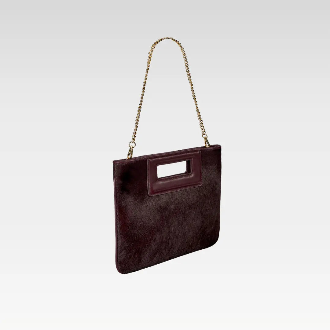 Willa Clutch - Smooth French Leather