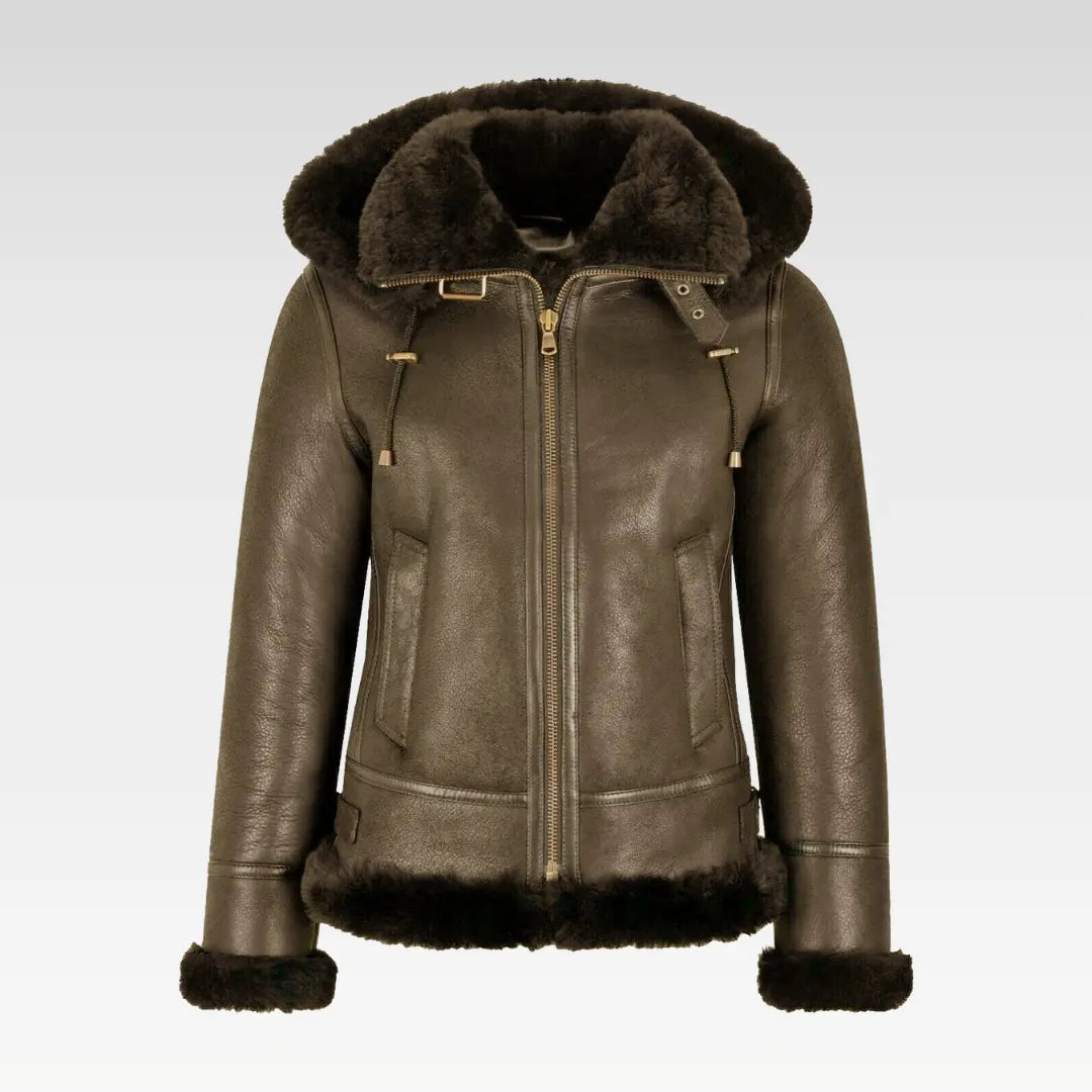 Women's B3 Bomber Shearling Leather Jacket