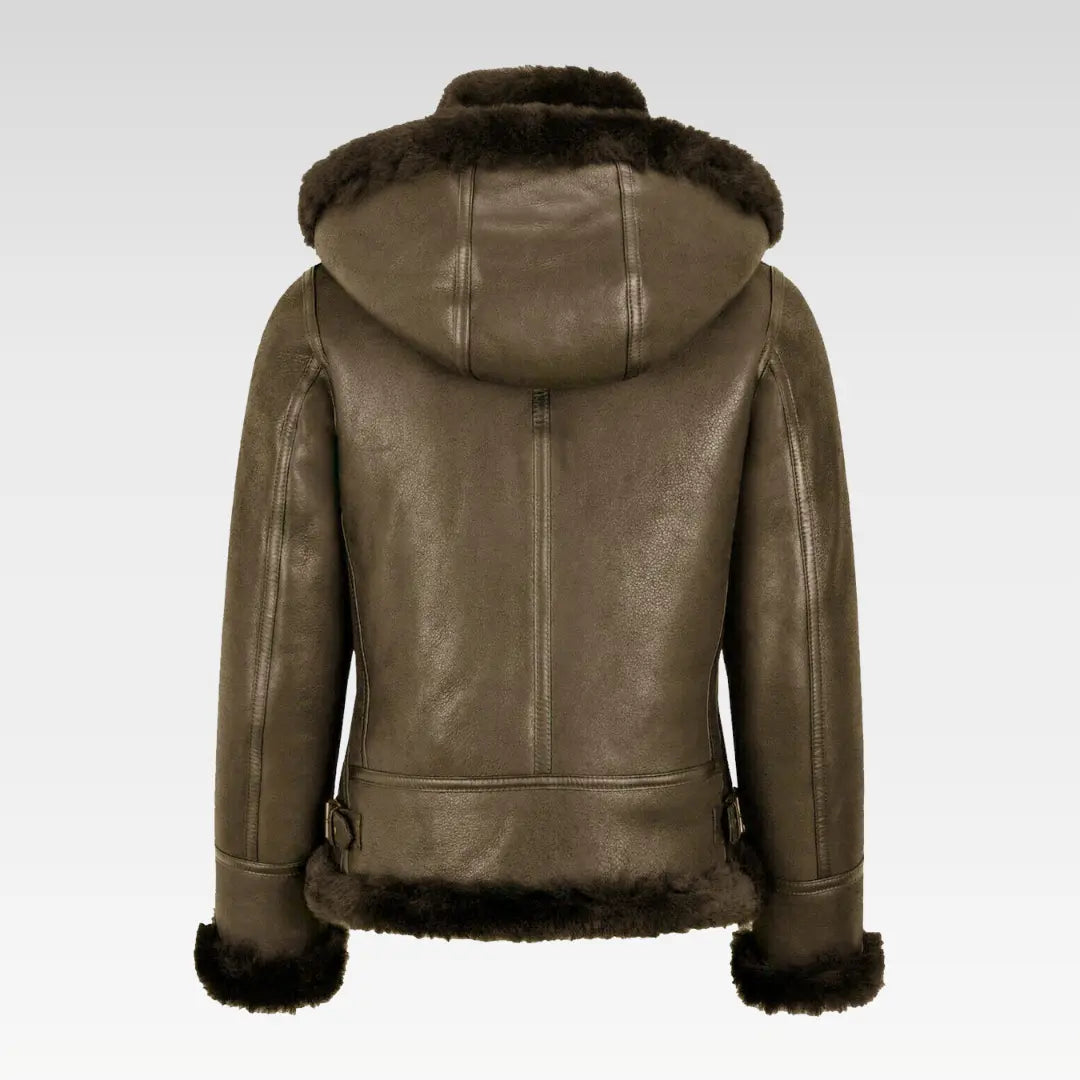 Women's B3 Bomber Shearling Leather Jacket