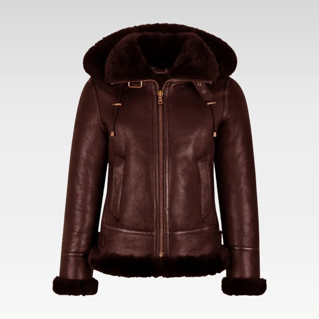 Women's B3 Bomber Shearling Leather Jacket