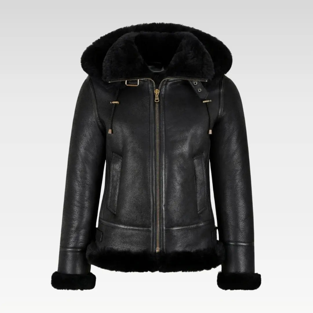 Women's B3 Bomber Shearling Leather Jacket