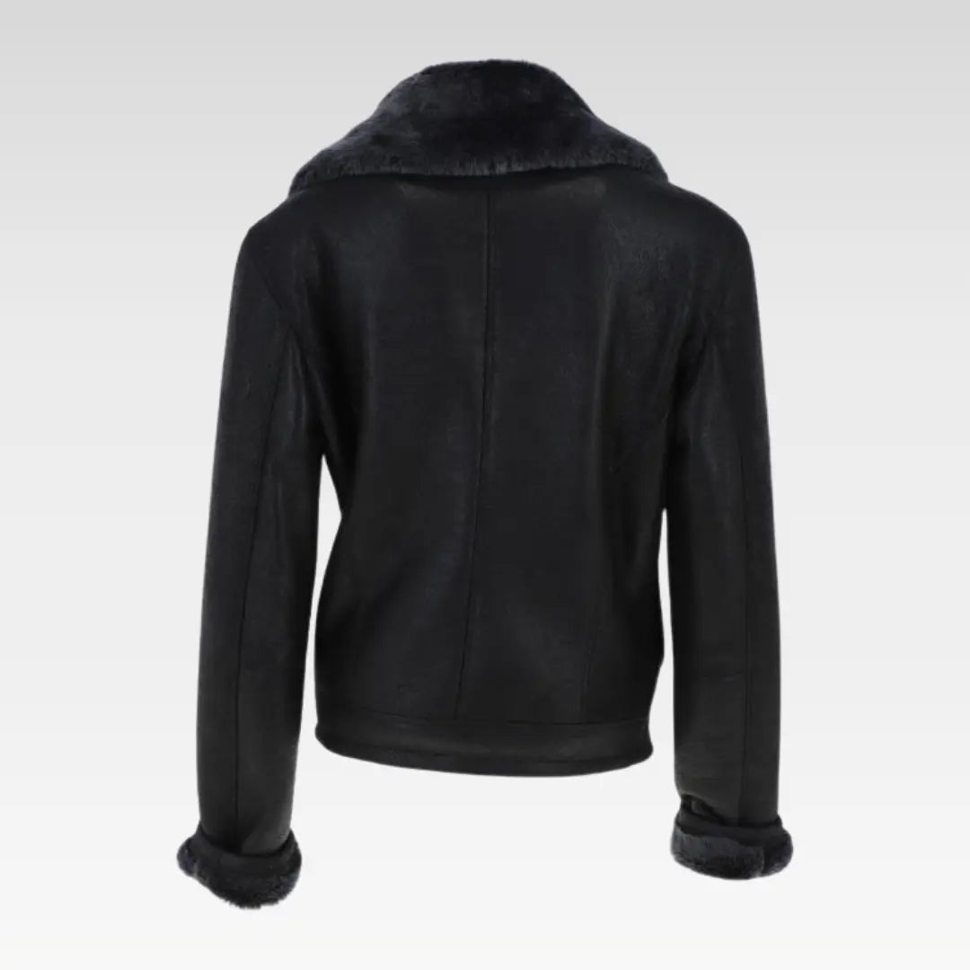 Womens Aviator Shearling Jacket