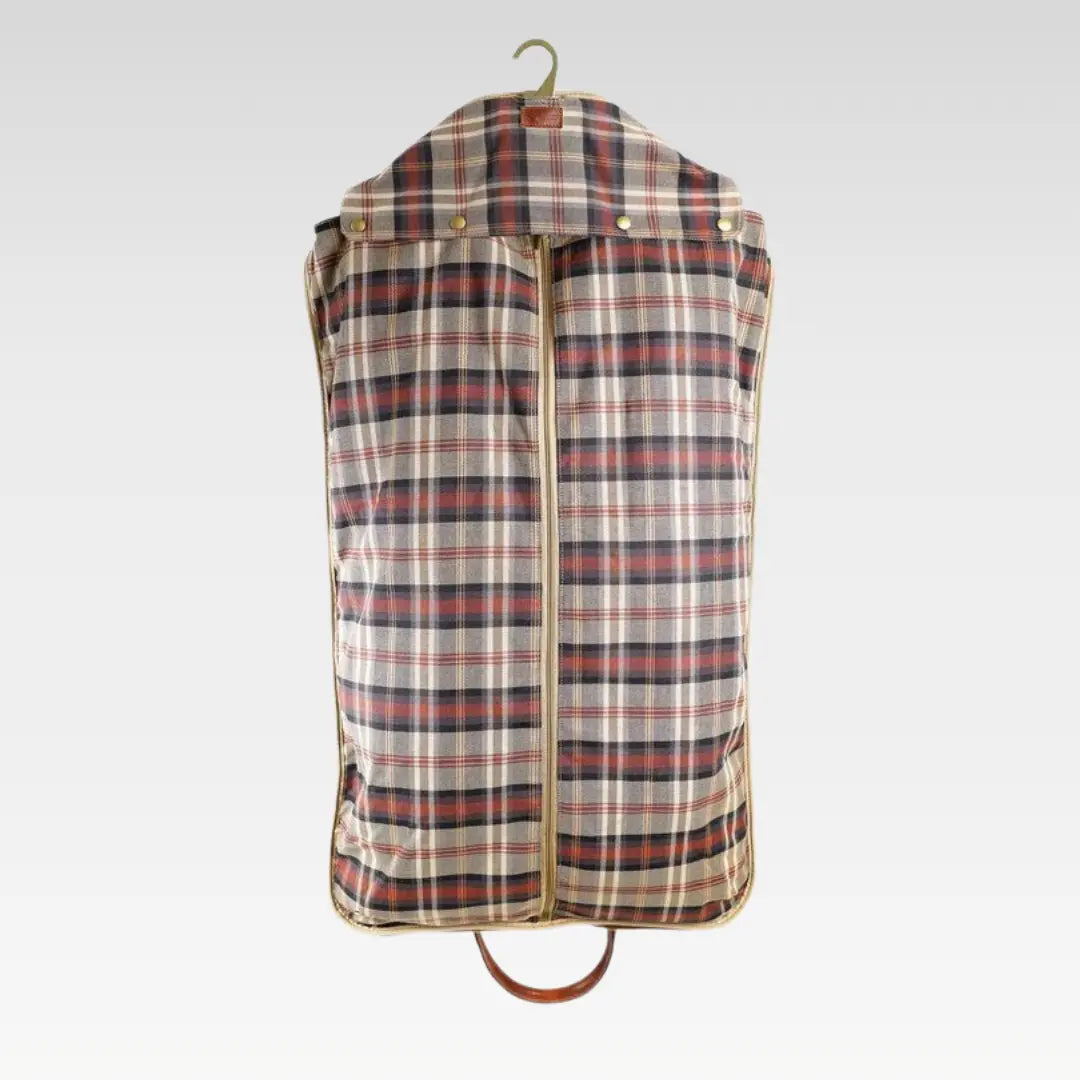 Full Grain Italian Leather Garment / Suit Duffel Bag - Image 9
