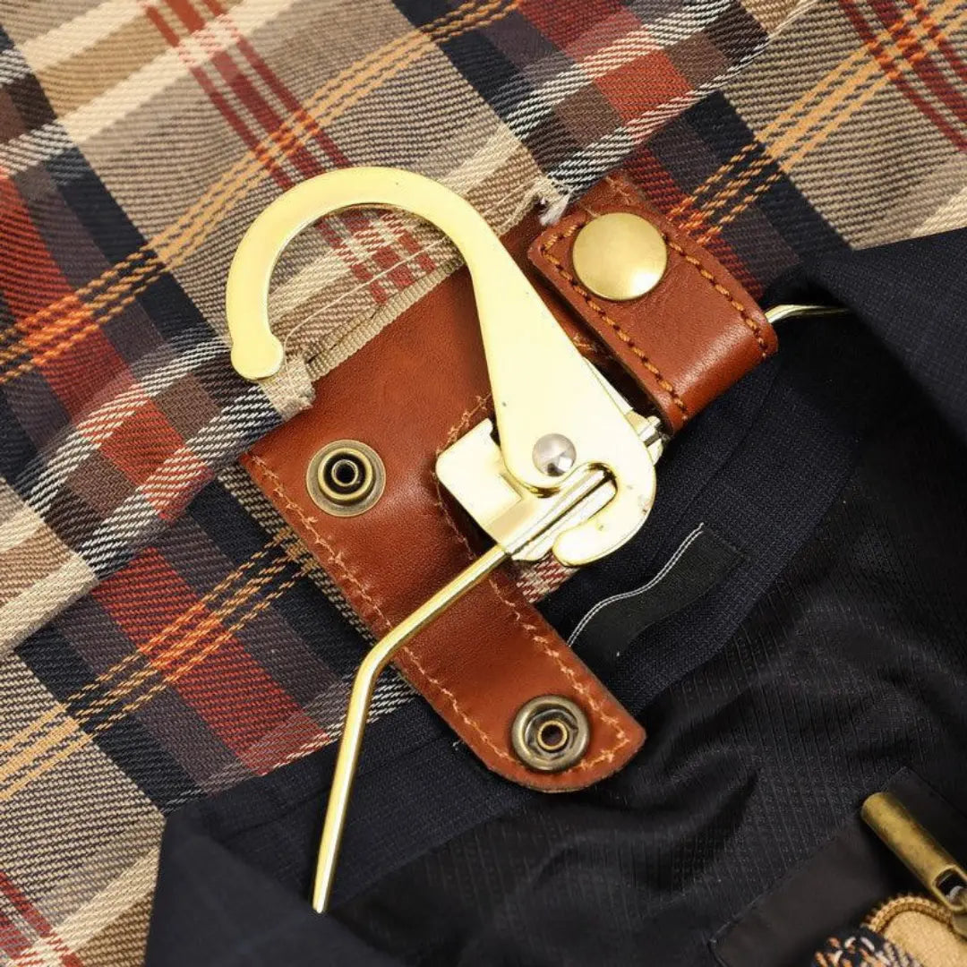 Full Grain Italian Leather Garment / Suit Duffel Bag - Image 7