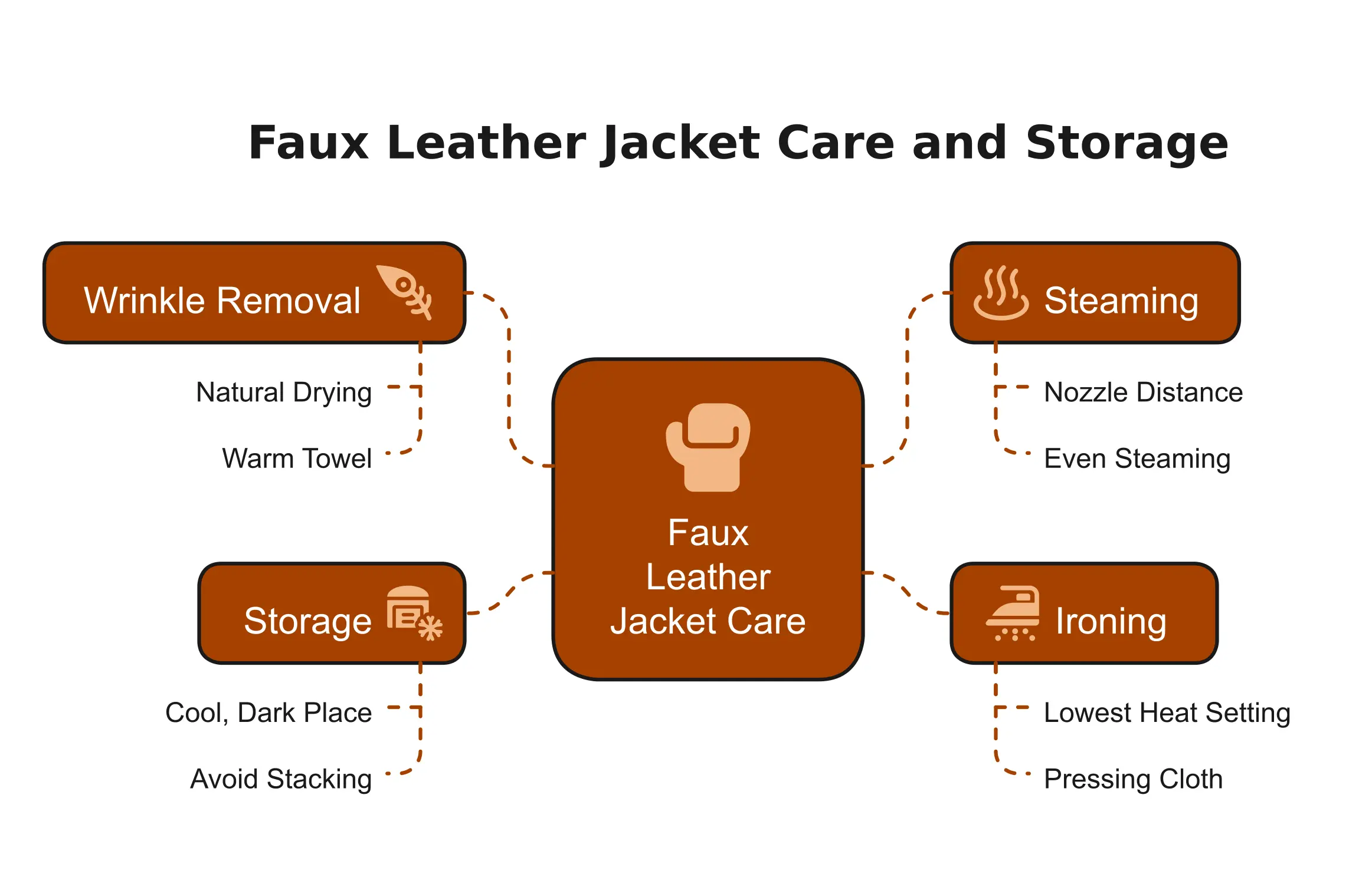 Faux Leather Jacket Care and Storage